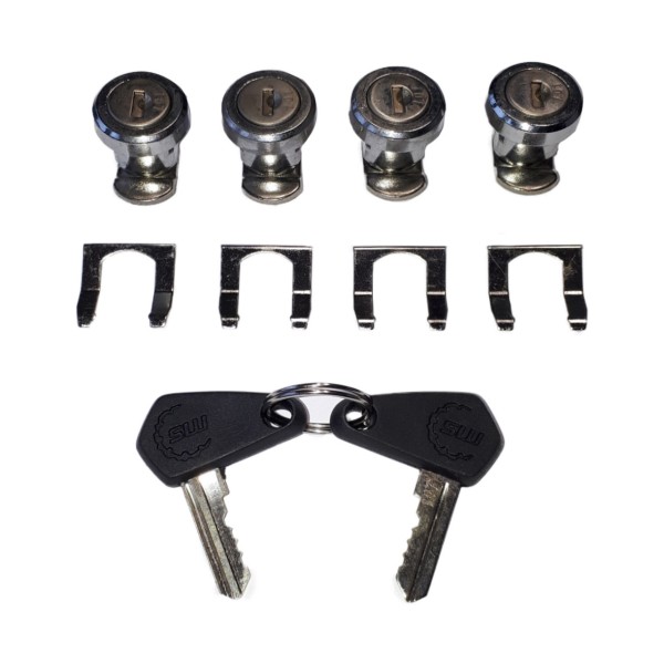 Set di serrature per Moto Guzzi set di valigie in alluminio per Stelivio 981074