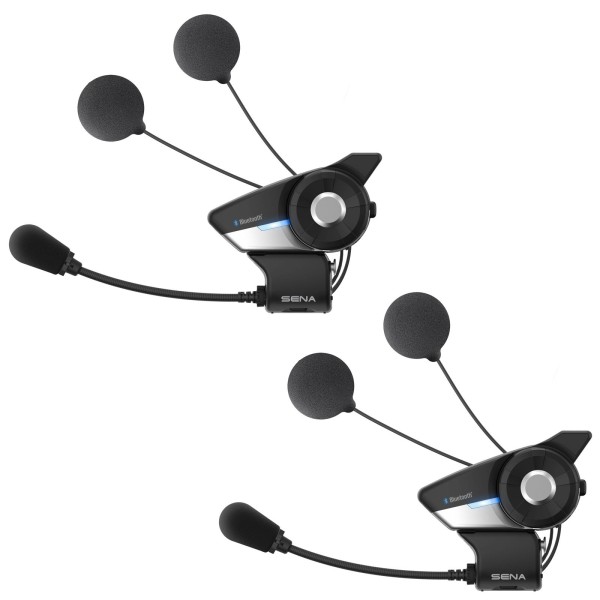 SENA 20S Evo doppio set incl. altoparlante HD - Sistema di comunicazione Bluetooth per motocicli