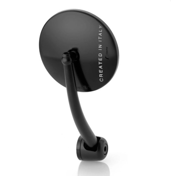 Specchietto da manubrio RIZOMA "SPIRIT RS" per Vespa GTS/GTS Super/GTV/GT, scritta argento