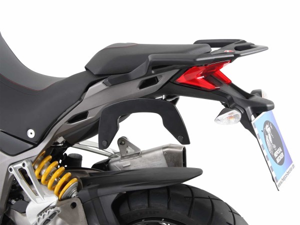 Portapacchi laterale C-Bow nero per Ducati Multistrada 1200 Enduro (16-18) Hepco & Becker