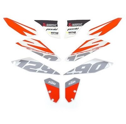 Kit grafico stile KTM per 1290 Super Duke R (BJ 17-19)