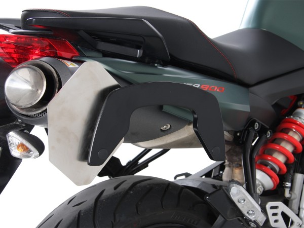 Portapacchi laterale C-Bow nero per Aprilia Shiver 900 (Bj.17-) Hepco & Becker
