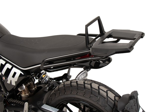 Porta bauletto in alluminio nero per Ducati Scrambler 800 Icon (23-) Hepco & Becker
