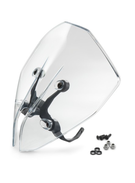 KTM Parabrezza trasparente per 790 Duke (Bj.18-) / 890 Duke (Bj.20-)