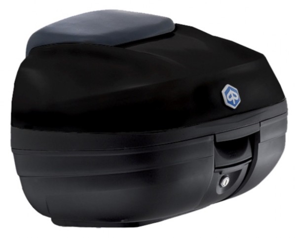 Kit bauletto (incl. piastra di montaggio), 37 l, nero per Piaggio MP3 125 / 300 / Sport HPE