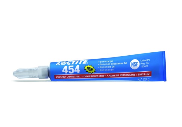 Gel adesivo cianoacrilico Loctite 454 - Tubo da 5 g