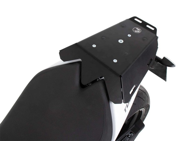 Portapacchi sportivo fisso nero per Aprilia Tuono V4 (21-24) Hepco & Becker