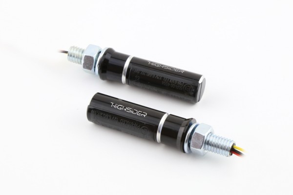 HIGHSIDER pro Conero Luce posteriore a LED, luce freno, indicatore di direzione nero/tinta 3in1, omologato E (coppia)