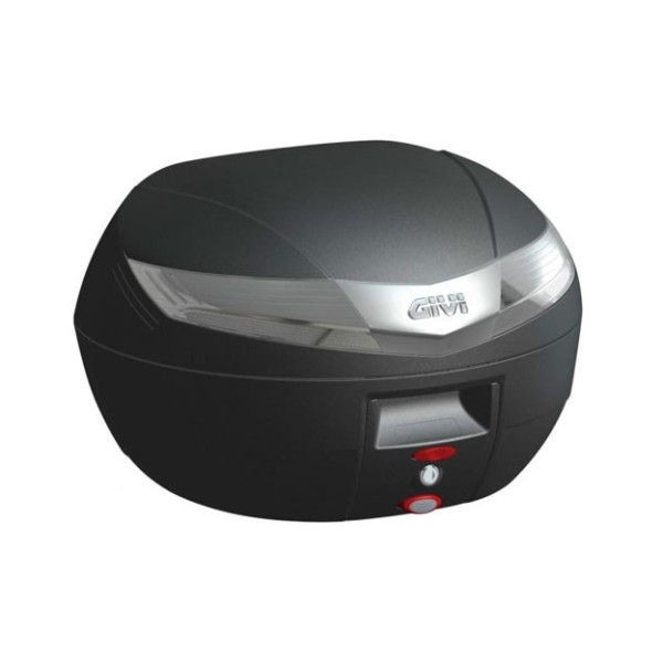 V40 MONOKEY Bauletto 40 litri nero opaco con riflettore trasparente Givi