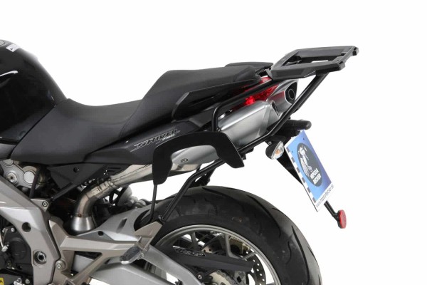 Portapacchi in alluminio nero per Aprilia NA 850 Mana/GT (07-16) Hepco & Becker
