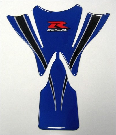 Paraserbatoio, blu per Suzuki GSX-R1000 BJ. 2005 - 2006/ 2007-2008/ GSX-R750 MIO: 2004-2005/ GSX-R750 MIO.