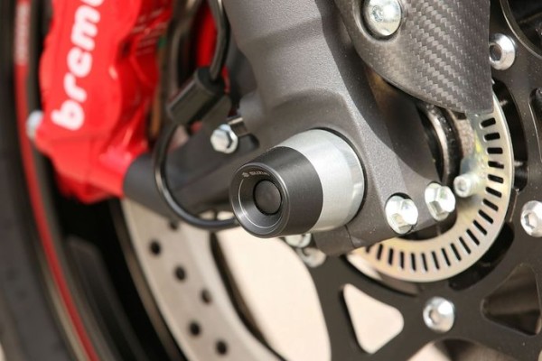 Protezione asse ruota anteriore per Suzuki GSX-S1000 BJ. 2015-2017