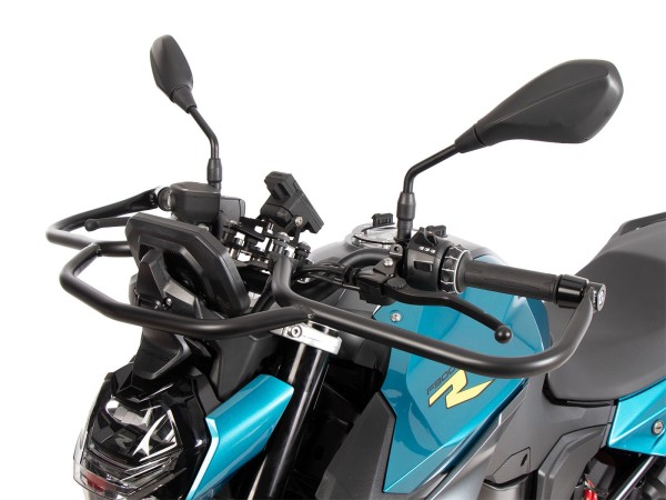 Barra di protezione anteriore nera per BMW F 900 R (25-) Hepco & Becker