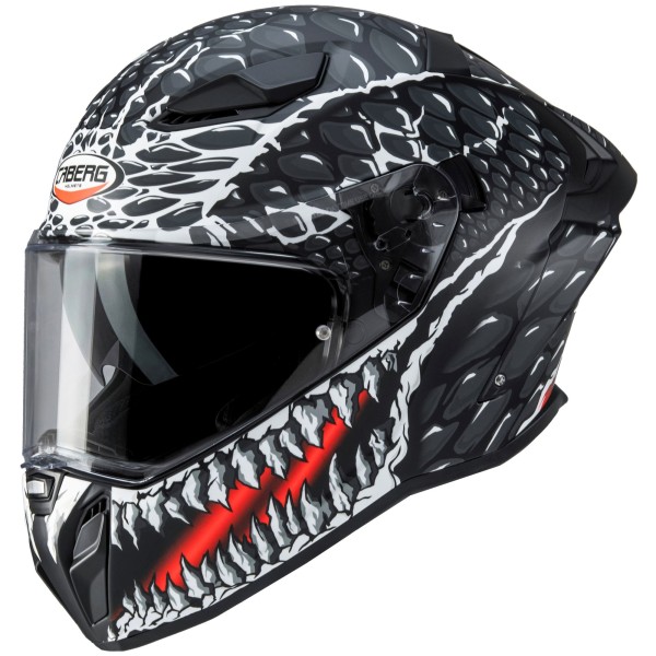 Caberg casco Drift Evo II Crok nero opaco/rosso antracite