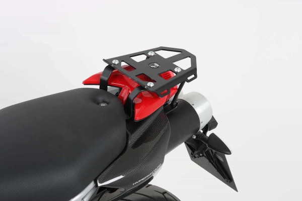 Portapacchi posteriore morbido Minirack nero per Ducati Hypermotard 796/1100 Evo/SP (07-12) Hepco & Becker