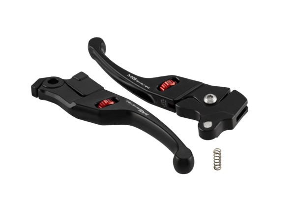 Set leve sportive freno MG Biketec nero per Vespa Primavera /​Sprint 50-150 cc 4T (24-) Euro5+