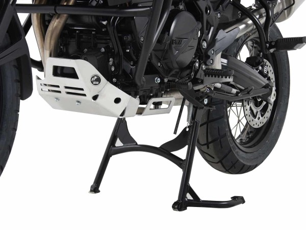 Piastra di protezione motore argento per BMW F 800 GS Adventure Hepco & Becker