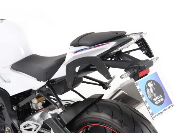 Portapacchi laterale C-Bow nero per BMW S 1000 RR (15-18) Hepco & Becker