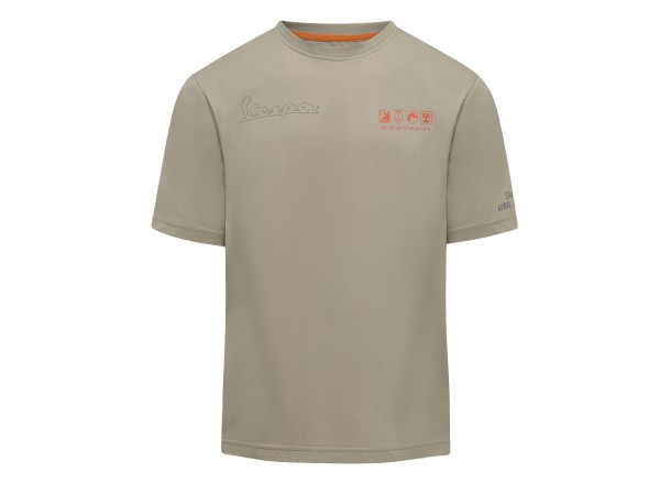 Vespa T-Shirt Nomad beige DEC-Kollektion