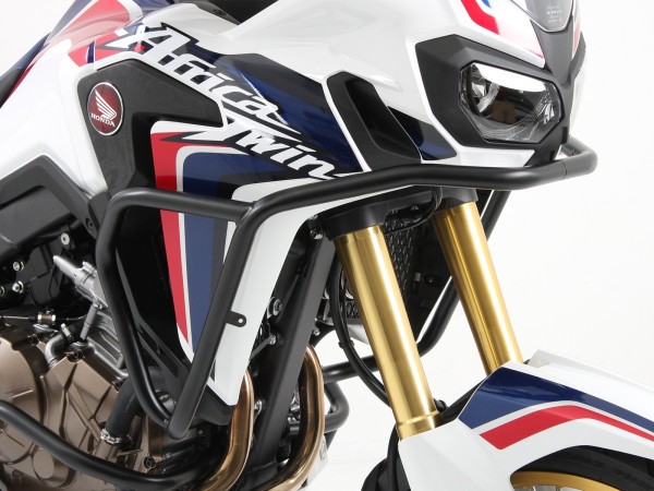 Barra protezione serbatoio nera per Honda CRF 1000 Africa Twin (Bj.16-17) Hepco & Becker