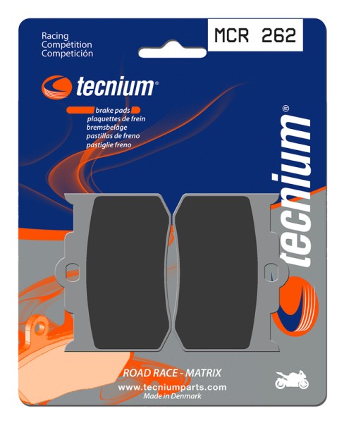 Pastiglie freno Tecnium Racing in carbonio sinterizzato - MCR262