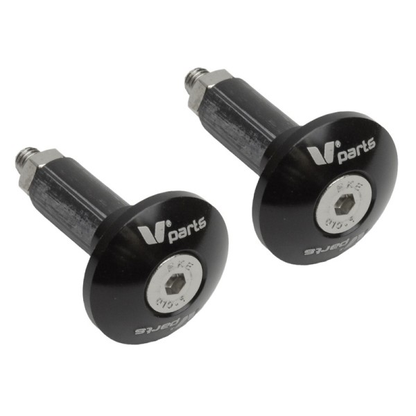 V PARTS protezione manubrio Ø12-18mm nero