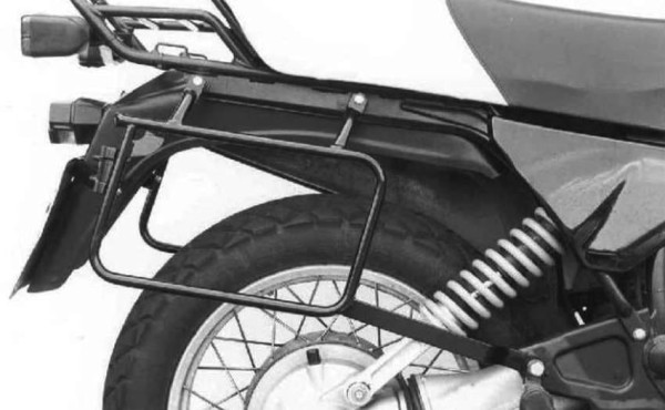 Portavaligie laterale fisso nero per BMW R 80 GS (88-94)/R 100 GS (87-94) Hepco & Becker