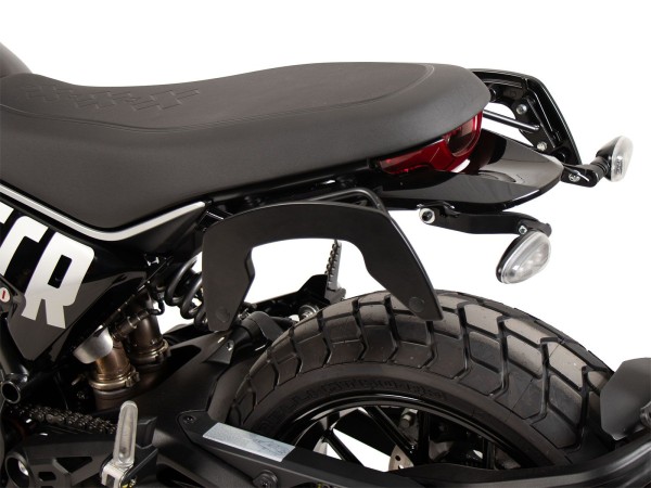 Portapacchi laterale C-Bow nero per Ducati Scrambler 800 Icon (23-) Hepco & Becker