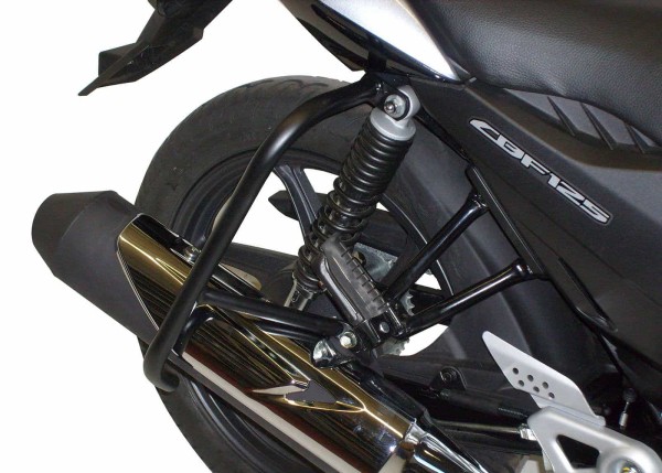 Barra di protezione posteriore nera per Honda CBF 125 (09-16) Hepco & Becker
