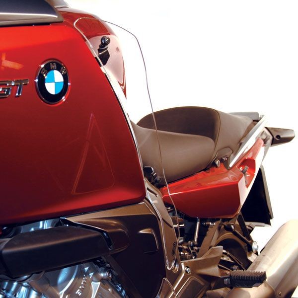 Deflettori superiori regolabili per BMW K 1600 GT /GTL (10-16), coppia, trasparente