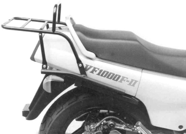 Portapacchi tubolare nero per Honda VF 1000 F (85-88) Originale Hepco & Becker