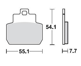 Kit pastiglie freno TRW, metallo sinterizzato, con ABE, MCB782SRM