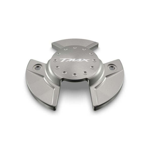 Coperchio motore ricavato dal pieno argento per Yamaha T-MAX (22-) Originale