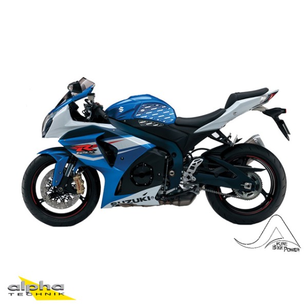 Stompgrip chiaro Volcano per Suzuki GSXR1000, 2009-2016