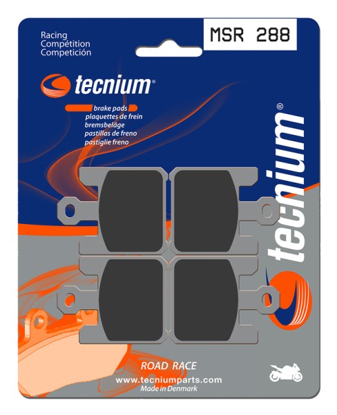 Pastiglie freno Tecnium Professional Racing in metallo sinterizzato - MSR288