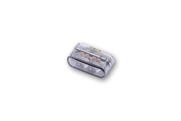 HIGHSIDER Smart Modul-1 Pro LED 3in1 modulo combinato indicatore di direzione/luce posteriore lente grigio fumo (coppia), Hin