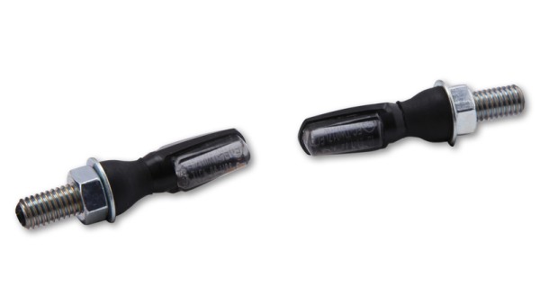 HIGHSIDER smart Spark Luce posteriore a LED, luce freno, indicatore di direzione nero/tinta 3in1, omologata E (coppia)