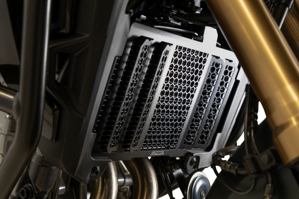 Protezione radiatore per Honda CB 500 X (19-23) / NX 500 (24-) alluminio nero