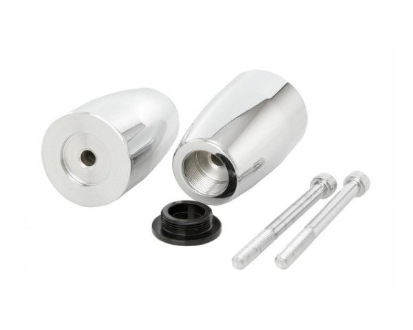 Contrappesi manubrio ZELIONI per Vespa, coppia, cromati