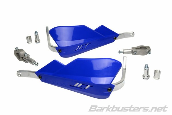 Barkbusters Jet paramano a due punti di attacco dritto Ø22mm blu