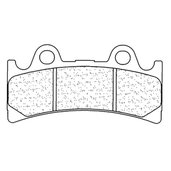 Pastiglie freno CL Brakes Street in metallo sinterizzato - 2254A3+