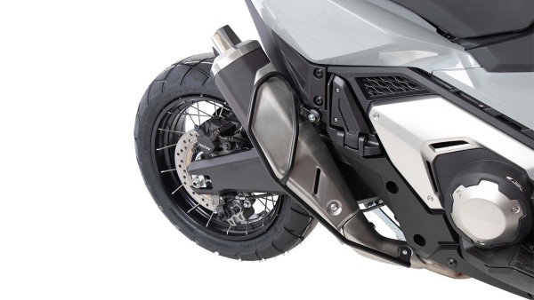 Barra di protezione per il silenziatore posteriore nero per Honda X-ADV 750 (21-24) Hepco & Becker