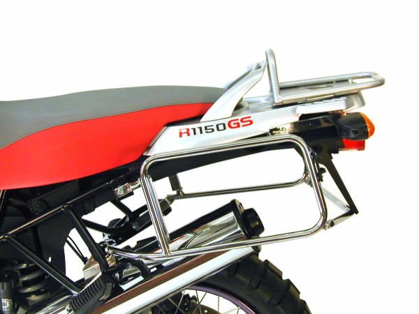 Portavaligie laterale fisso nero per BMW R 1150 GS Adventure (01-05) Hepco & Becker
