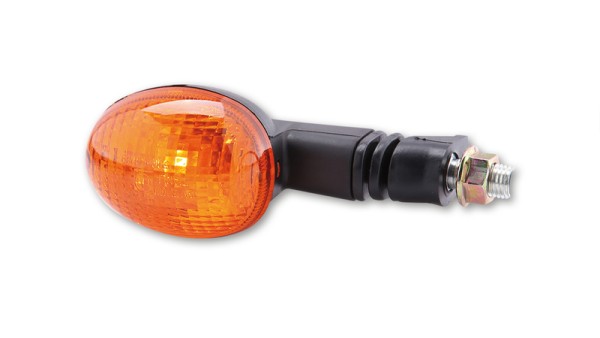 HIGHSIDER Smart Mini indicatore di direzione alloggiamento nero / lente arancione (coppia), anteriore e posteriore