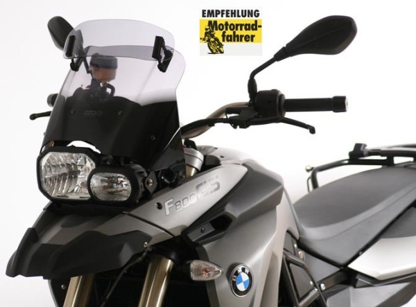 Cupolino Vario Touring MRA "VTM" grigio fumo per BMW F 650 / 800 GS 2008-