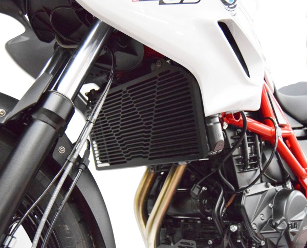 Kit: griglia radiatore e protezione griglia filtro olio per BMW F 700 GS (12-18), nero