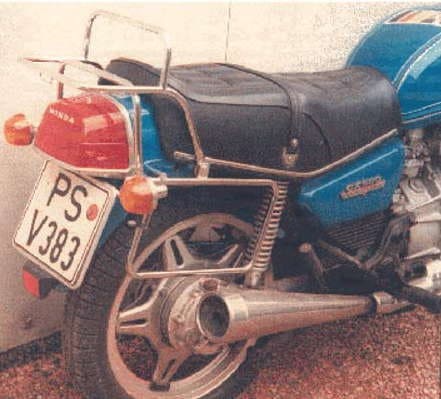 Portapacchi tubolare e portavaligie laterale per Honda CX 500 A/B/SC (78-85)