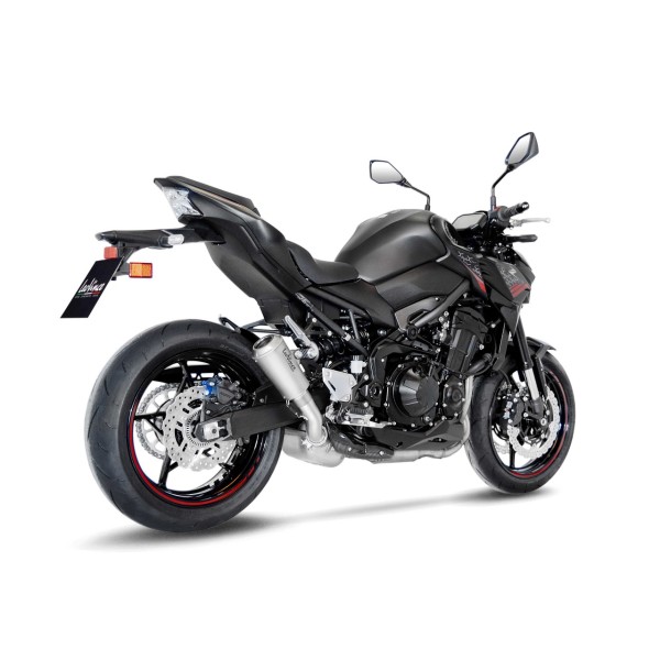 Sistema di scarico LeoVince LV 10 per Kawasaki Z 900, argento titanio, slip on, Euro4+5, certificato E