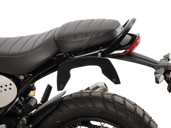 Portapacchi laterale C-Bow nero per Triumph Scrambler 400 XC (25-) Hepco & Becker