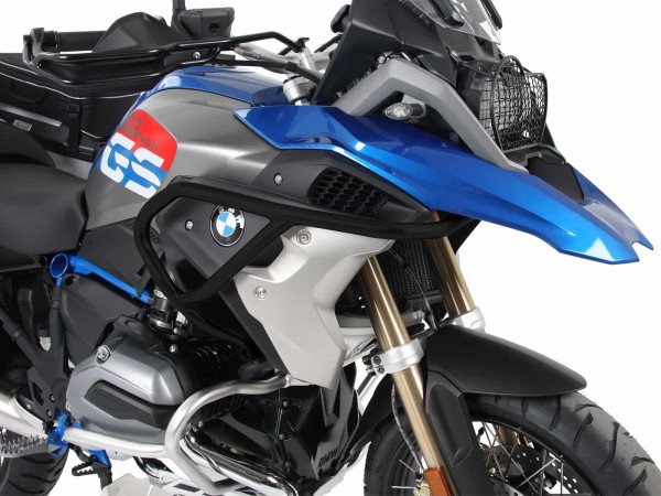Barra di protezione serbatoio nera per BMW R 1200 GS LC (17-18) Hepco & Becker